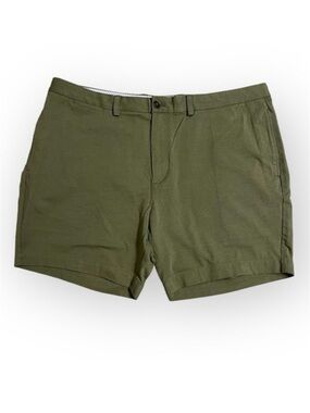 Brooks Brothers Chino Shorts Green Casual Golf Cotton 6.5" Inseam 41" Waist / 2X